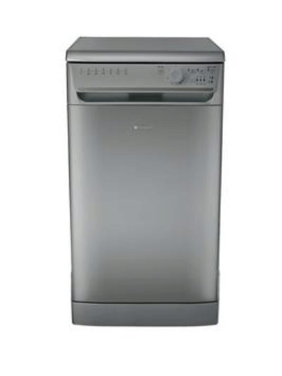 Hotpoint Aquarius Sial11010G 10-Place Slimline Dishwasher - Graphite